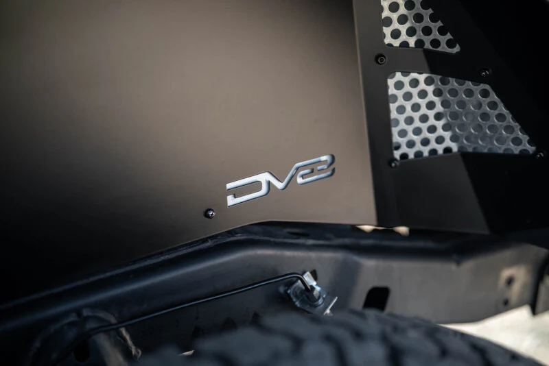 DV8 Offroad 07-18 Jeep Wrangler JK Rear Inner Fender - Satin Black - Image 10