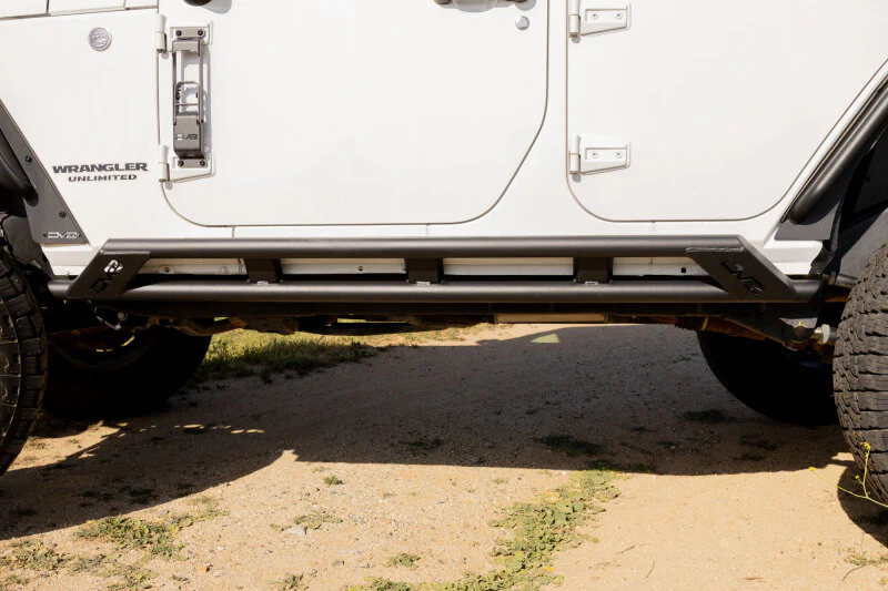 DV8 Offroad 2007-2018 Jeep Wrangler JK 4-Door Rock Sliders - Image 8