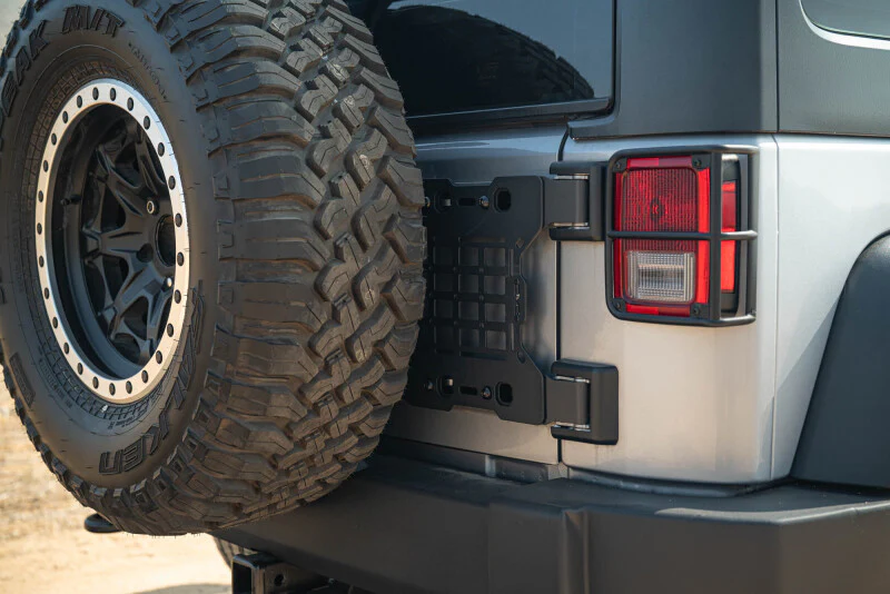 DV8 Offroad 2007-2018 Jeep Wrangler JK Tailgate Reinforcement Molle Panel - Image 2