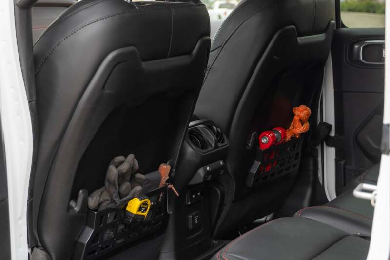 DV8 Offroad 2018-2025 Jeep Wrangler JL JLU Gladiator JT DV8 Offroad Seat Back Molle Pockets - Image 18