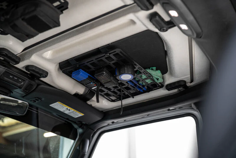 DV8 Offroad 2018-2025 Jeep Wrangler JL Roof Mount for 15In x 12In Molle Panel - Image 3