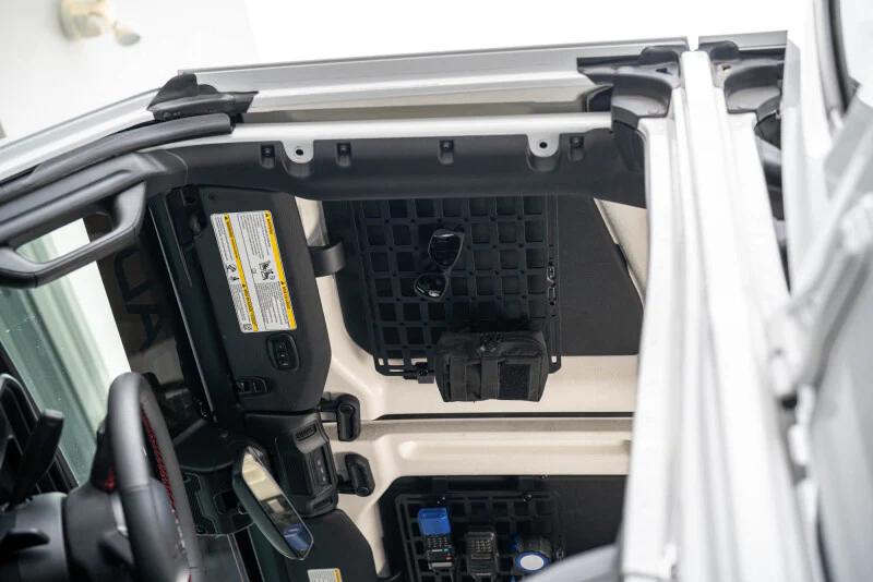 DV8 Offroad 2018-2025 Jeep Wrangler JL Roof Mount for 15In x 12In Molle Panel - Image 5