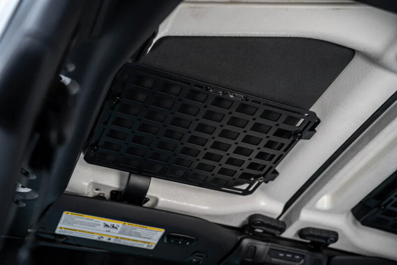 DV8 Offroad 2018-2025 Jeep Wrangler JL Roof Mount for 15In x 12In Molle Panel - Image 6