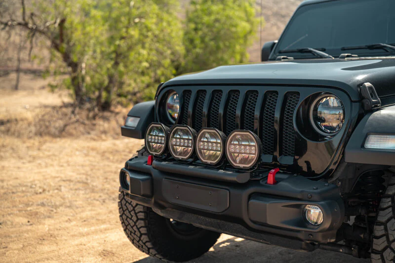DV8 Offroad 2018-2025 Wrangler JL Push Bar for Mopar Rubicon Steel Bumper - Image 10