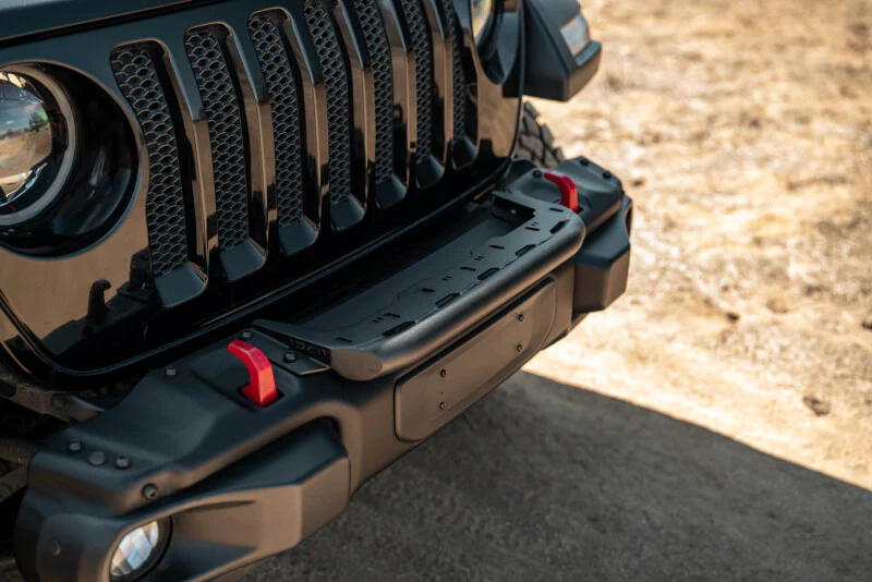 DV8 Offroad 2018-2025 Wrangler JL Push Bar for Mopar Rubicon Steel Bumper - Image 12