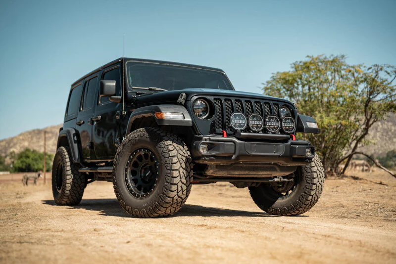 DV8 Offroad 2018-2025 Wrangler JL Push Bar for Mopar Rubicon Steel Bumper - Image 3