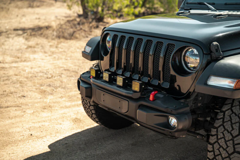 DV8 Offroad 2018-2025 Wrangler JL Push Bar for Mopar Rubicon Steel Bumper - Image 6