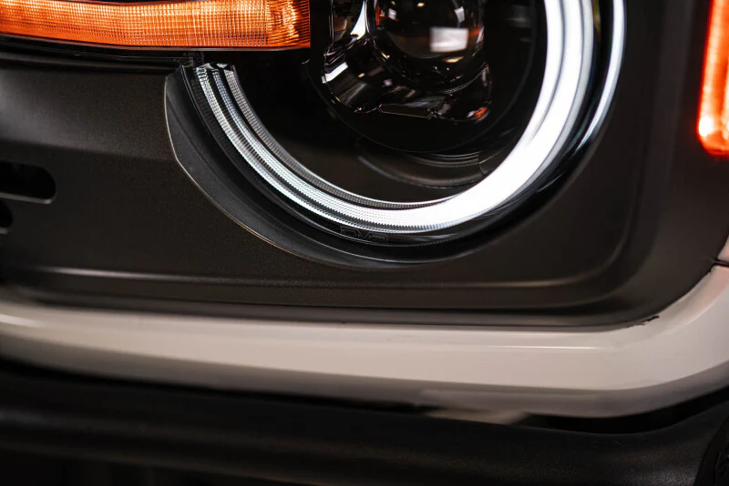 DV8 Offroad 2021-2025 Ford Bronco Black Headlights - Image 4
