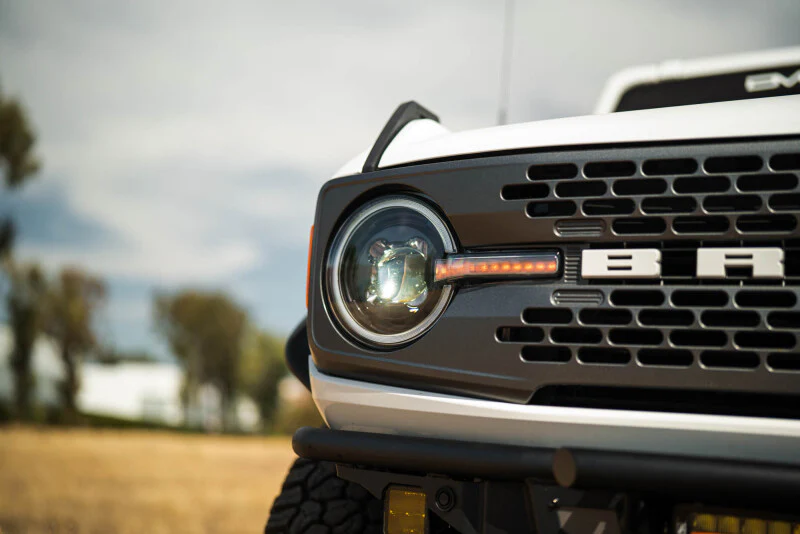 DV8 Offroad 2021-2025 Ford Bronco Black Headlights - Image 7