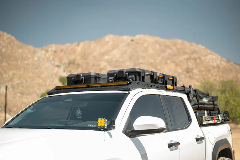 DV8 Offroad 2024-2025 Toyota Tacoma Roof Rack Light Mount - Image 3