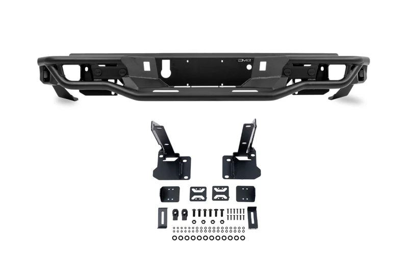 DV8 Offroad 23-26 Chevrolet Colorado/GMC Canyon Tube Rear Bumper - Micro Texture Black Powder Coat - Image 12