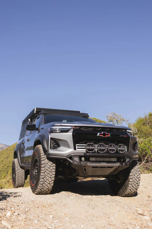 DV8 Offroad 23-26 Chevrolet Colorado ZR2 Tube Front Bumper - Image 4