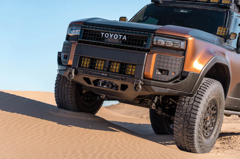 DV8 Offroad 24-26 Toyota Land Cruiser Spec Series Front Bumper - Image 4