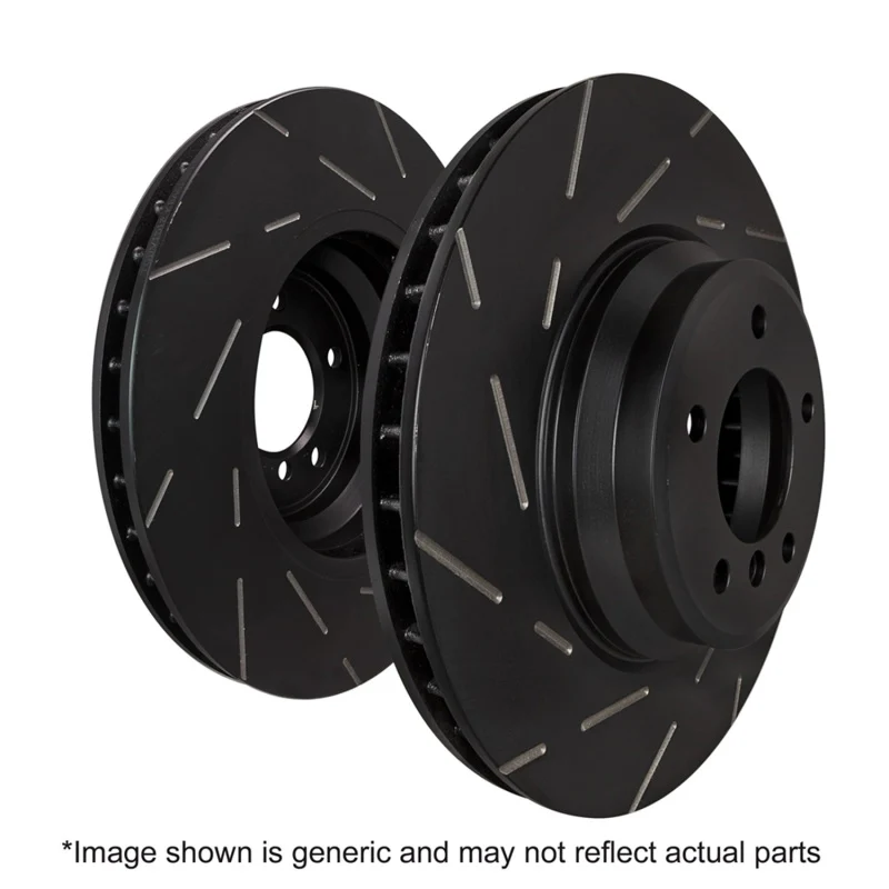 EBC 2013+ BMW 328 2.0L Turbo (F30) Brembo calipers USR Slotted Rear Rotors - Image 2