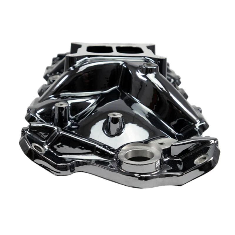 Edelbrock 55-86 Chevy SB Performer EPS Intake Manifold - Black Plasma Finish - Image 4