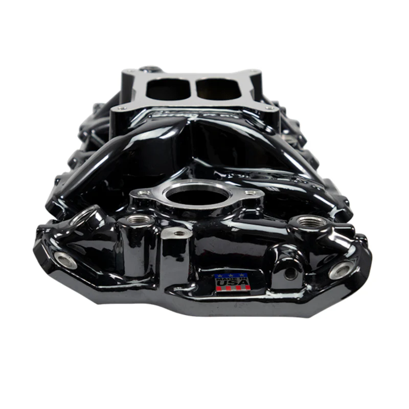 Edelbrock 55-86 Chevy SB Performer EPS Intake Manifold - Black Plasma Finish - Image 6