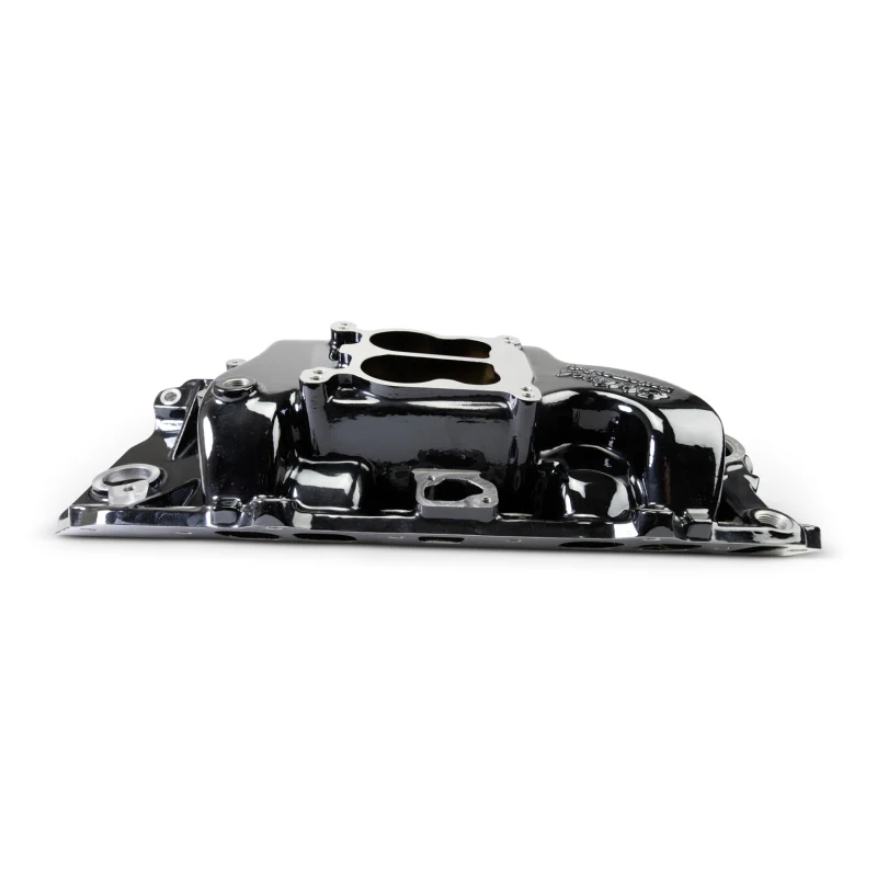 Edelbrock 65-90 BB Chevy Oval Port Heads Performer 2-O Manifold - Black Plasma - Image 5