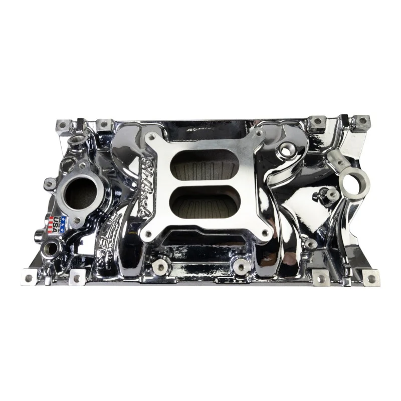 Edelbrock Chevy Vortec SB Performance EPS Manifold - Chrome Plasma Finish