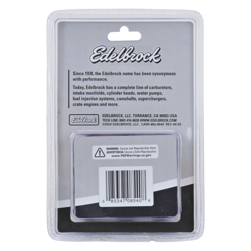 Edelbrock Exhaust Header Bolts 3/8in-16 X 3/4in, Black Oxide W/ Allen Socket - Image 3