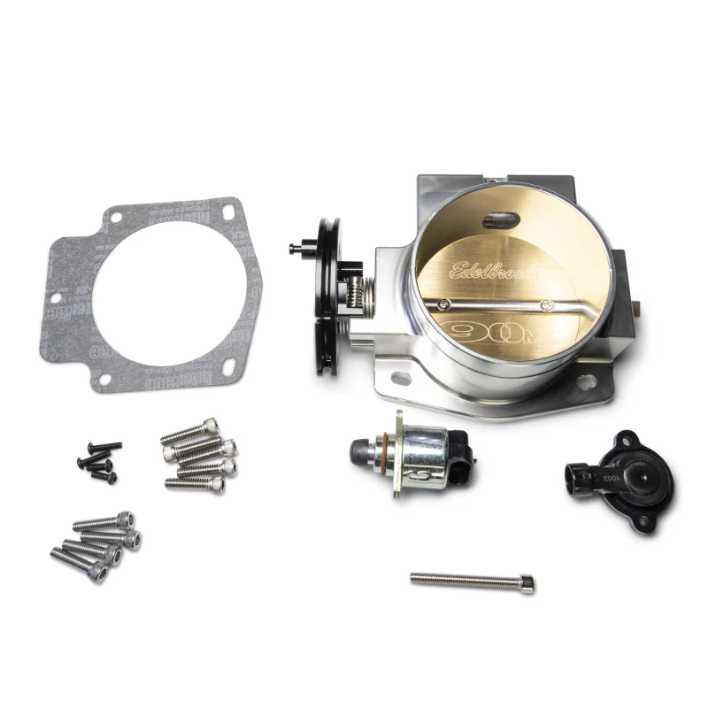 Edelbrock Pro Flo XT 90mm Throttle Body - Satin Finish - Image 7