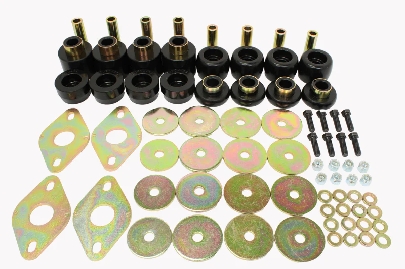Energy Suspension 04-15 Nissan Titan Body Mount Set - Black