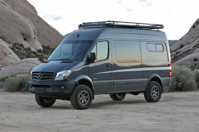 Fabtech 15-21 Sprinter 2500 4WD 1.5in. Coil Assist Kit w/ B6 Bilstein & Aux 2.25 DLSS Kit - Image 4