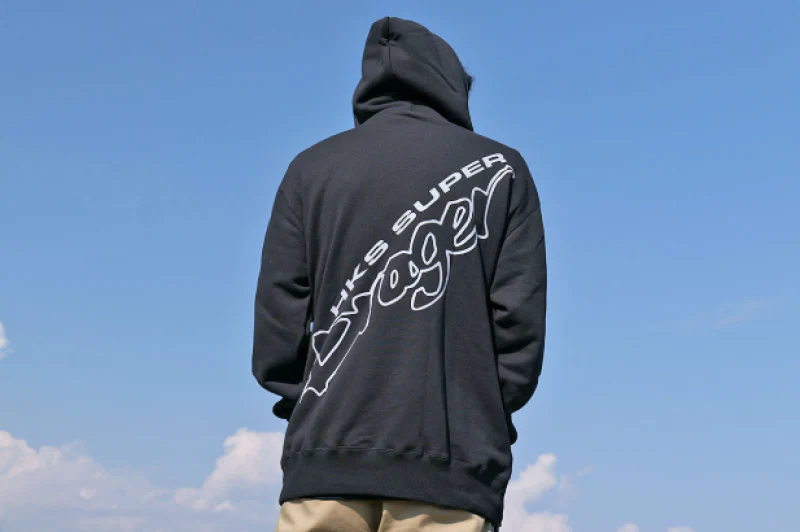 HKS HOODIE SUPER DRAGER BLACK XL - Image 2