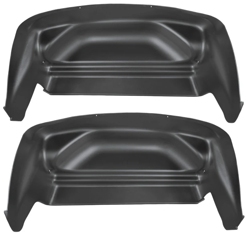 Husky Liners 07-13 Chevy/GMC Silverado/Sierra Black Rear Wheel Well Guards - Image 2