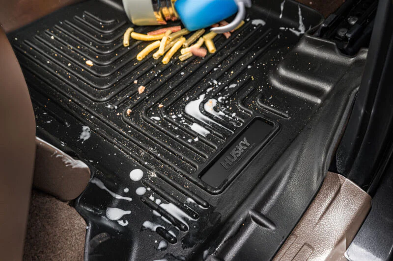 Husky Liners 16-25 Volvo XC90 WeatherBeater 2nd Seat Black Floor Liners - Image 6