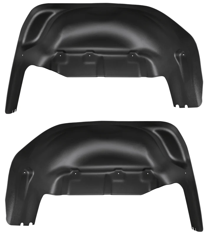 Husky Liners 19-23 GMC Sierra 1500 Black Rear Wheel Well Guards - Image 2