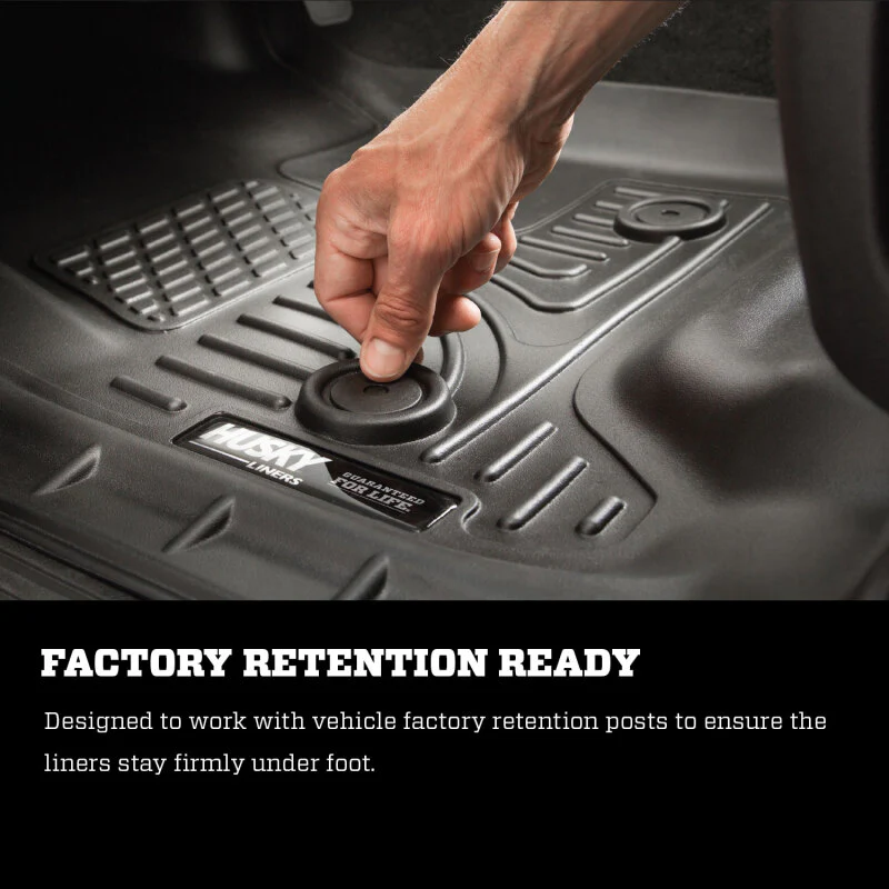Husky Liners 22-25 Hyundai Tucson WeatherBeater 2nd Seat Black Floor Liners - Image 5