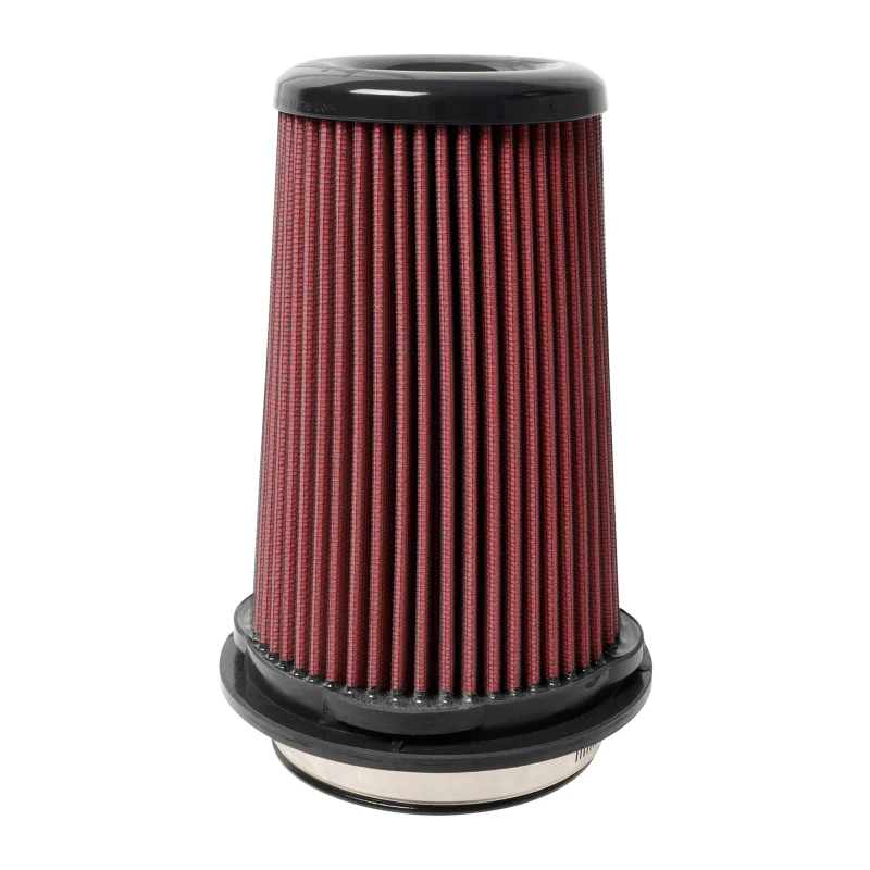Injen 8-Layer Oiled Cotton Gauze Air Filter w/ Twist Lock - 4in ID / 6in Base / 7.75in H