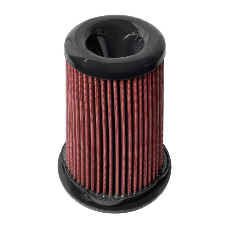 Injen 8-Layer Oiled Cotton Gauze Air Filter w/ Twist Lock - 4in ID / 6in Base / 7.75in H - Image 2