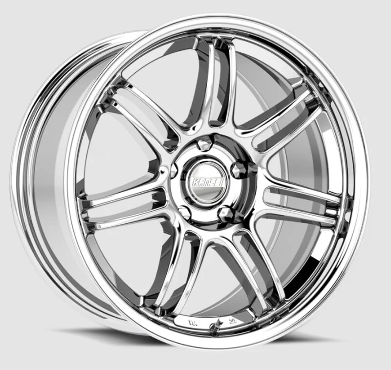 Kansei K17X Seven 18x10.5in / 5x114.3 BP / 22mm Offset / 73.1mm Bore - Chrome