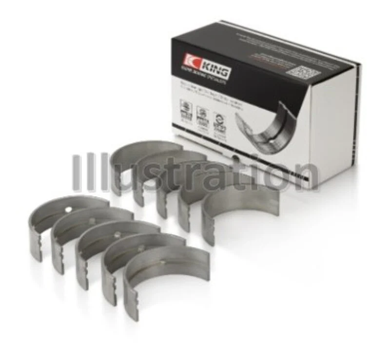 King Engine Bearings GM 6.6L V8 Duramax Turbo Diesel L5P Late (OSOD) Main Bearing Set - Size +0.50mm