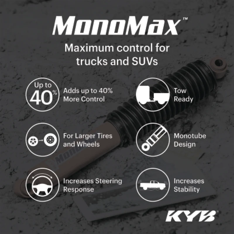 KYB 14-19 RAM 2500 RWD (w/o Rear Air Spring & w/ HD Shocks) MonoMax Gas Shock - Rear