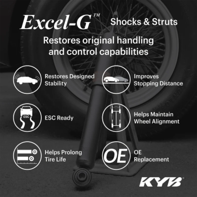KYB 19-23 Jeep Cherokee (w/o Off Road Susp. & w/ 19in. Wheels) Excel-G Shock - Rear