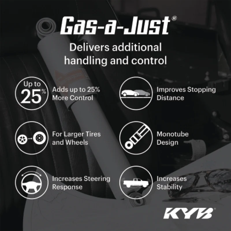 KYB 2020+ RAM 2500 Pickup 2WD 6.7 Diesel (w/o Rear Air Springs) Gas-a-Just Gas Shock - Rear - Image 2