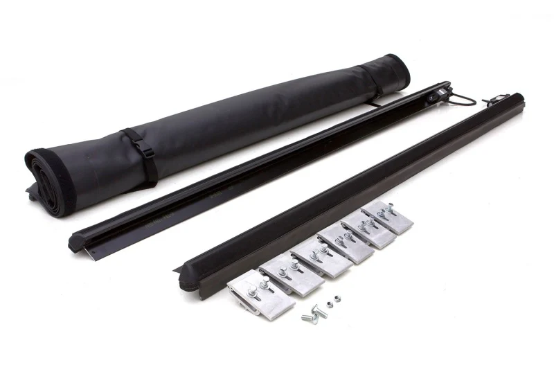 Lund 09-14 Ford F-150 (5.5ft. Bed) Genesis Elite Roll Up Tonneau Cover - Black - Image 2