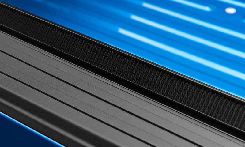 Lund 09-14 Ford F-150 (5.5ft. Bed) Genesis Elite Roll Up Tonneau Cover - Black - Image 7