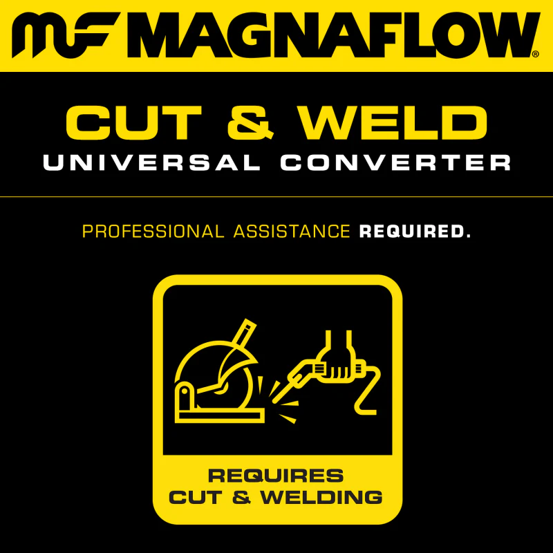 MagnaFlow Conv Univ 2.25in Inlet/Outlet Center/Center Round 11in Body L x 5.125in W x 15in Overall L - Image 23