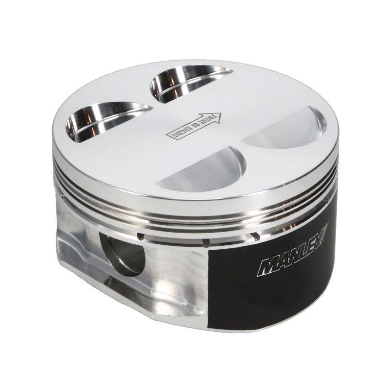 Manley Nissan GT-R 3.8L VR38DETT 99mm Bore 9.8:1 CR -2cc Dish Piston Set w/ Rings - Image 3