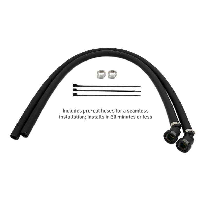 Mishimoto 2025+ RAM 1500 3.0L Hurricane Baffled Oil Catch Can Kit - Black - Image 7