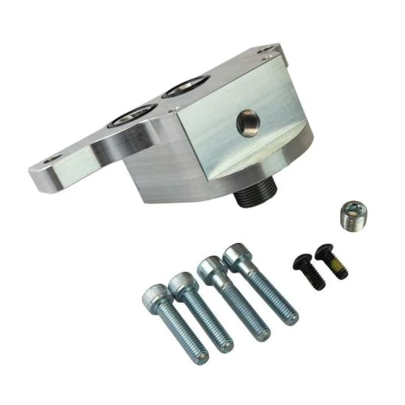 Moroso GM LS Outbound Rail Spin-on Oil Filter Adapter