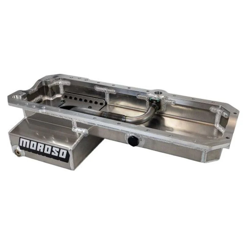 Moroso Toyota 1JZ/2JZ Aluminum Road Race Baffled Wet Sump Oil Pan (5.75in Deep / 6QT)