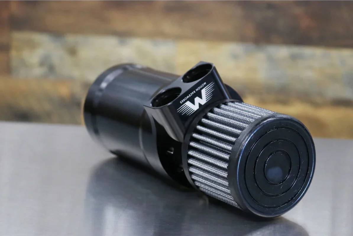 Motion Raceworks Top Loader Billet Catch Can Kit - Image 7