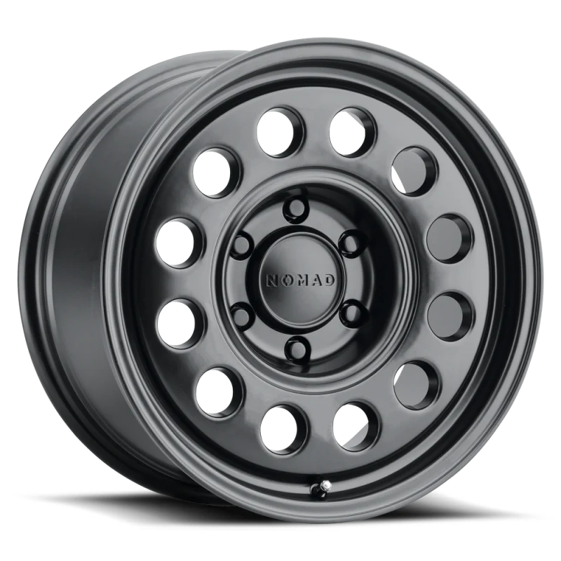 Nomad N501SB Convoy 17x8.5in / 5X127 BP / 25mm Offset / 78.1mm Bore - Satin Black