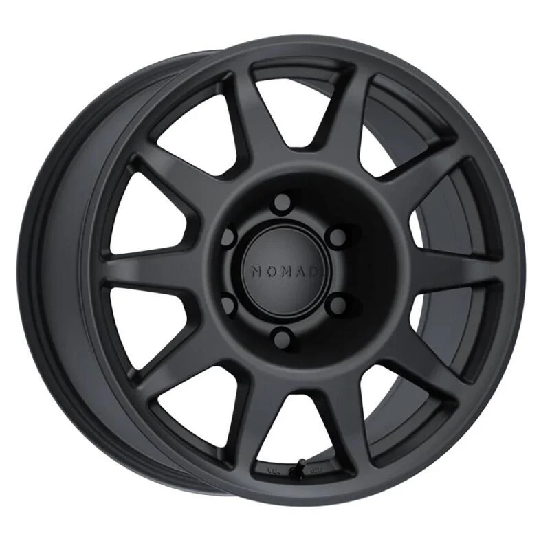 Nomad N505SB Touring 16x8in / 6X139.7 BP / 0mm Offset / 106.1mm Bore - Satin Black
