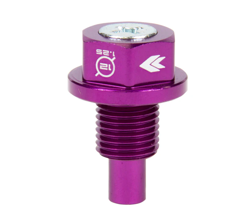 NRG Magnetic Oil Drain Plug M12X1.25 Infiniti/Lexus/Nissan/Toyota - Purple - Image 2