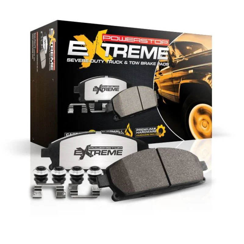 Power Stop 11-13 Infiniti QX56 Rear Z36 Truck & Tow Brake Pads w/Hardware - Image 2